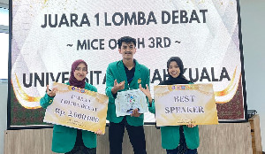 Mahasiswa USK  Raih Juara I dalam Kompetisi Debat Nasional MICE ON PH 3RD