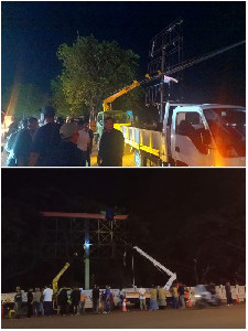 Wali Kota Illiza Pimpin Langsung Penertiban Baliho Liar di Banda Aceh
