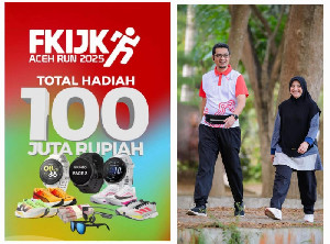Marthunis Ajak Pelari Aceh Harmonisasi Gaya Sporty dan Syar’i