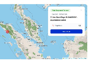Gempa Magnitudo 6,2 Guncang Blang Pidie Abdya