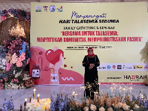 Ratusan Penyandang Thalasemia di Aceh Peringati Hari Thalasemia Sedunia