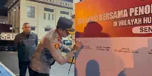 Kapolres Lhokseumawe Pimpin Deklarasi Bersama Tolak Geng Motor dan Balap Liar