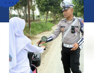 Polisi Imbau Warga Aceh Timur Tidak Gunakan Sepeda Listrik di Jalan Raya