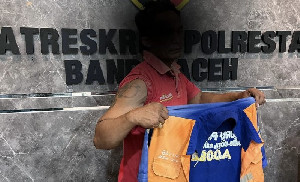 Aksi Parkir Liar di Banda Aceh, Pria Bertato Diamankan Polisi