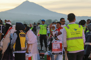 Jemaah Haji Aceh Kloter 01 Sudah Diberangkatkan