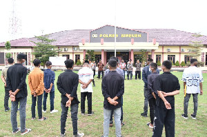Polres Bireuen Gelar Deklarasi Pembubaran Geng Motor