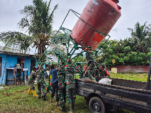 Kodim 0101/Banda Aceh Bangun Lima Sumur Bor di Banda Aceh dan Aceh Besar