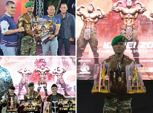HUT Kostrad, Perwira TNI Andrianto Juara Binaraga Antar TNI, Polri, ASN Se-indonesia