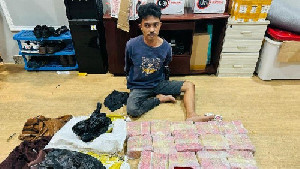 Polisi Gagalkan Peredaran 18 Bungkus Sabu dari Malaysia, Tersangka Kabur Sambil Buang Bukti di Aceh Timur
