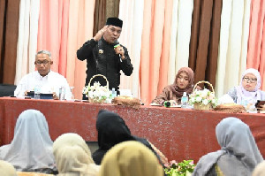 Silaturahmi dengan Kadis Kesehatan dan Kepala Puskesmas, Ini Catatan Penting Bupati Aceh Besar