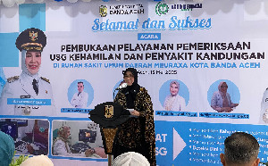 Pemko Banda Aceh Launching Layanan USG Kehamilan Gratis di RSUD Meuraxa