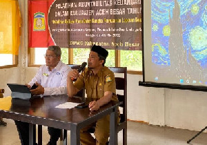 DPMG Aceh Besar Latih Penggunaan Aplikasi Forsa Bagi Pengurus BUMG