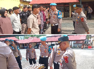 DIV Propam Polri Gelar Gaktibplin di Polres Sabang, Seluruh Personel Negatif Narkoba