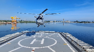 Kedatangan Helikopter As 565 Mbe Panther ke Aceh Perkuat Keamanan Selat Malaka