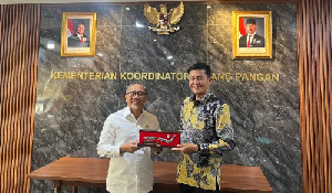 Bupati Aceh Selatan Temui Menko Pangan, Bahas Penguatan Ketahanan Pangan Daerah