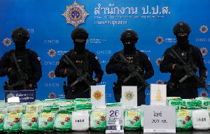 Produksi dan Perdagangan Narkoba Jenis Metamfetamin Melonjak dari Kawasan "Segitiga Emas"