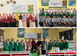Mahasiswa PPG Calon Guru Unimal Kenalkan Potensi Cerah Kelor kepada Siswa Lhokseumawe