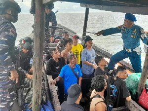 Perkuat Keamanan Laut, TNI AL Gagalkan Penyelundupan 42 PMI Non-Prosedural di Asahan