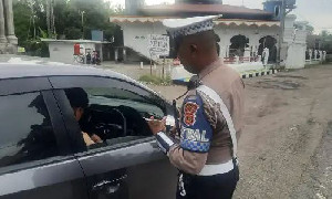 Polisi Terapkan "Hunting System" di Meulaboh, 15 Pelanggar Lalu Lintas Ditilang
