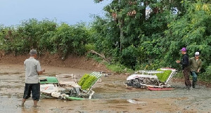 Dukung Swasembada Pangan, BRMP Latih Petani Milenial Aceh Jaya Gunakan Rice Transplanter
