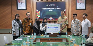 Serahkan Santunan untuk Ahli Waris Abu Razak, Plt Sekda Aceh Apresiasi BPJS Ketenagakerjaan