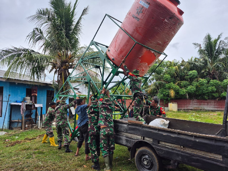 Kodim 0101/Banda Aceh Bangun Lima Sumur Bor di Banda Aceh dan Aceh Besar