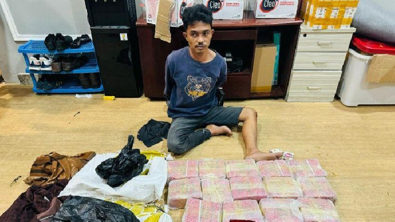 Polisi Gagalkan Peredaran 18 Bungkus Sabu dari Malaysia, Tersangka Kabur Sambil Buang Bukti di Aceh Timur