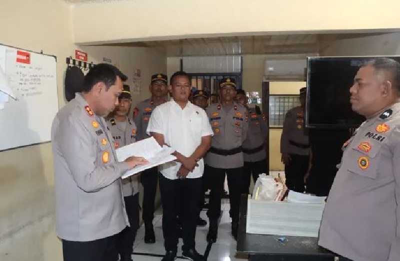 Periksa Fasilitas Tahanan, Kapolres Aceh Barat Tegaskan Standar Pelayanan