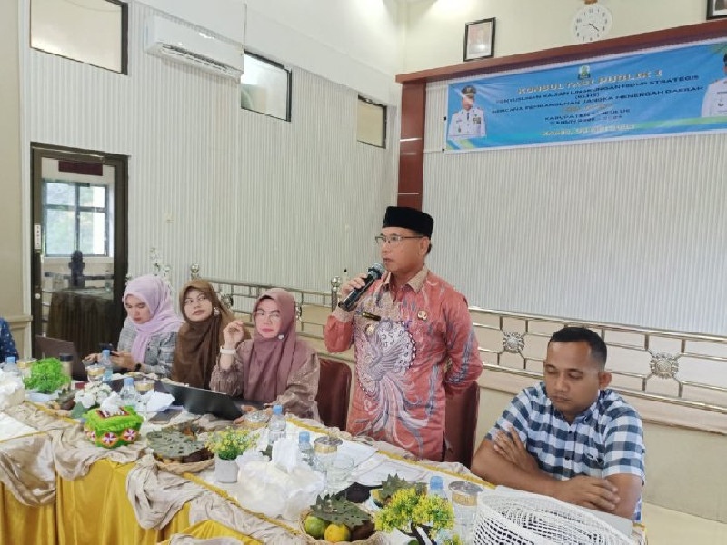 Penyusunan KLHS RPJMD Simeulue Dimulai, Wabup: Langkah Strategis Pembangunan Berwawasan Lingkungan