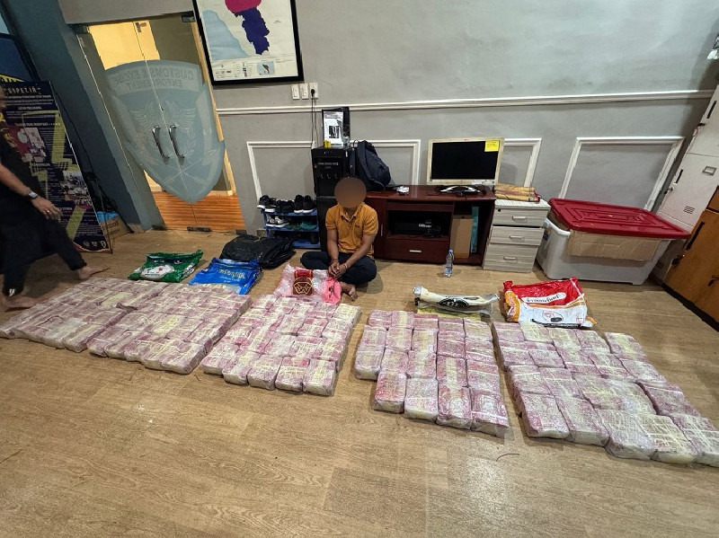 Bea Cukai dan Polri Gagalkan Penyelundupan 117 Bungkus Methamphetamine di Aceh