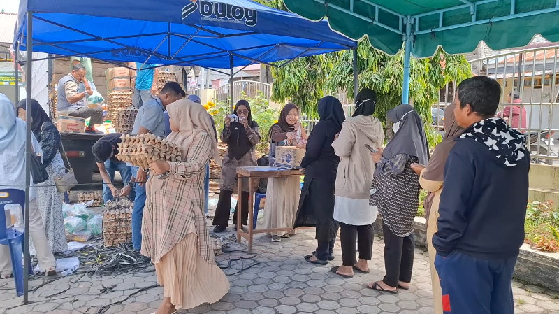 Disperindag Aceh dan Bulog Gelar Pasar Murah di Aceh Tengah