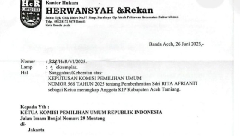 Rita Afrianti Gugat Putusan DKPP, Tempuh Jalur PTUN