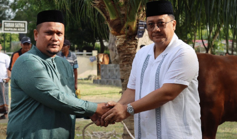 Polda Aceh Salurkan Hewan Kurban Iduladha 1446 H