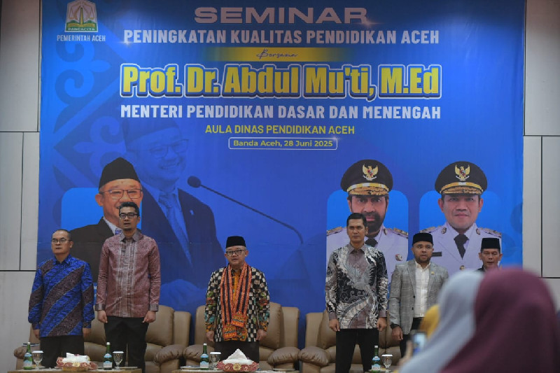 Menteri Abdul Mu’ti: Pendidikan Berkualitas Harus Merata, Aceh Punya Modal Budaya dan Religius