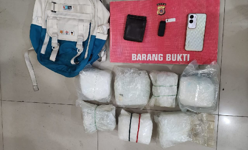 Polisi Gagalkan Peredaran Sabu Seberat 6,3 Kilogram di Bireuen