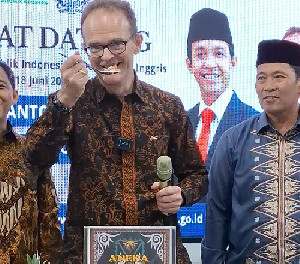 Bupati Aceh Tengah Jamu Tamu Dubes Inggris, Kenalkan Kuliner Khas Gayo Ceucah Bajik
