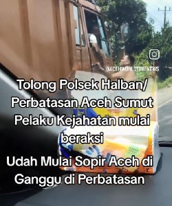 Sopir Aceh Kembali Dipalak di Perbatasan Sumut, Warganet Minta Polisi Bertindak