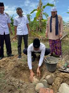 Kadin Aceh Timur dan Kadin Tamiang Gelar Ground Breaking Dapur MBG di Simpang Ulim
