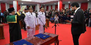 Lantik Wali Kota Sabang, Gubernur Aceh Dorong Pengembangan Kawasan Pelabuhan dan Perdagangan