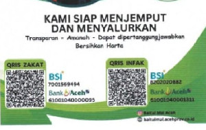BMA Ajak Masyarakat Aceh Berzakat Lewat QRIS dan Layanan Jemput Zakat