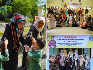 Bunda PAUD Nagan Raya Tinjau Kegiatan Percepatan Akreditasi PAUD dan PNF Tahun 2025