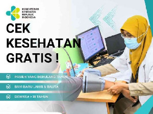 Program CKG Tembus 8,2 Juta Peserta, Ini 3 Masalah kesehatan Terbanyak
