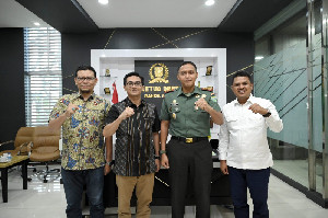 Pimpinan DPRK BAnda Aceh Terima Audiensi Kodim 0101/KBA
