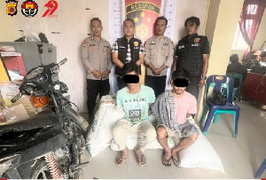 Polres Bener Meriah Amankan Dua Terduga Pelaku Pencurian Kopi