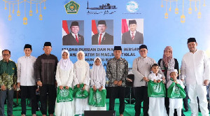 Kemenag dan Masjid Istiqlal Gelar Makan Bergizi Bersama 1.500 Anak Yatim