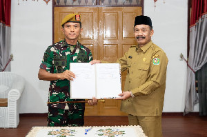 Dukung Pertahanan Negara, Pemkab Pidie Hibahkan Tanah kepada TNI AD