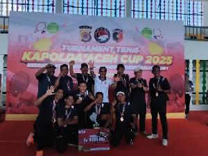 Polres Aceh Barat Juara 3 Bersama Kapolda Aceh CUP