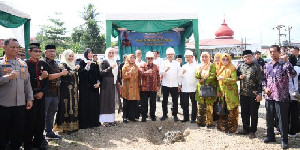 Wagub dan Mendikdasmen Letakkan Batu Pertama Pembangunan SMK Muhammadiyah Banda Aceh