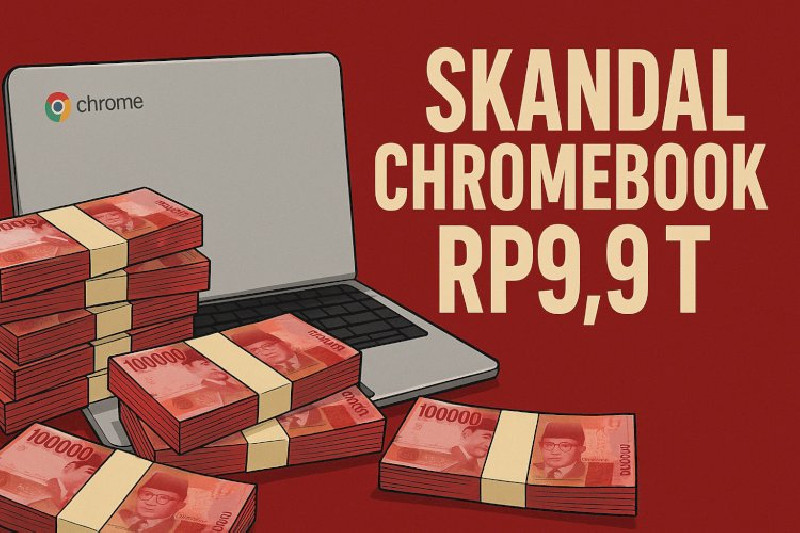 Skandal Chromebook Rp 9,9 Triliun: Digitalisasi Pendidikan atau Ladang Korupsi?