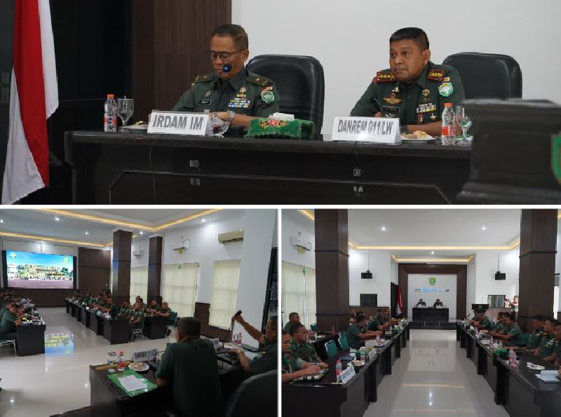 Audit Kinerja, Irdam IM: Korem Lilawangsa Harus Jadi Acuan Tugas